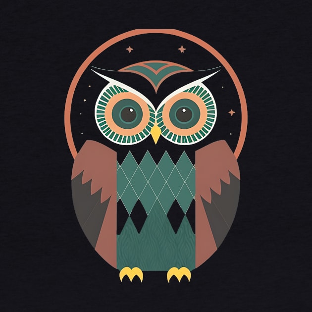 cute owl by Inkspiration Tees